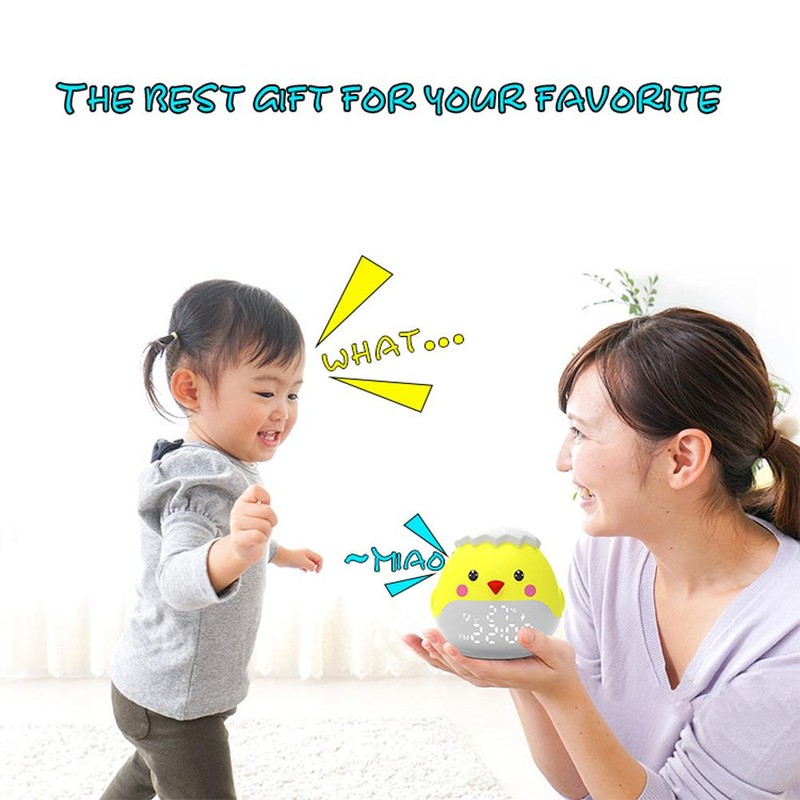 Kids Alarm Clock Snooze Function Bedside Alarm Clock Gift for