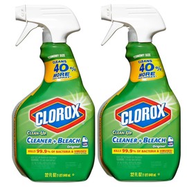 Clorox Clean-Up with Bleach, 32 Fl Oz Trigger Spray Bottle (Pack of 2)