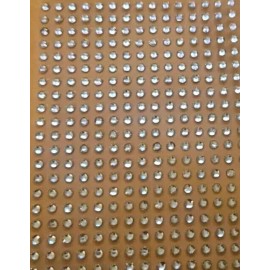 Unbranded CraftbuddyUS 500pcs 3mm Self Adhesive Clear Diamante Rhinestone Gems Card Making