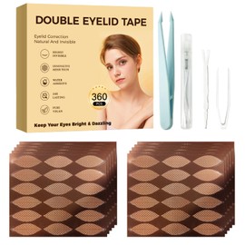 Eyelid Tape, 365Count Eyelid Lifter Strips, Glue-Free Eyelid Tape for Hooded Eyes Invisible, Eyelid Lift for Heavy Saggy, Uneven,Hooded, Mono-Eyelids