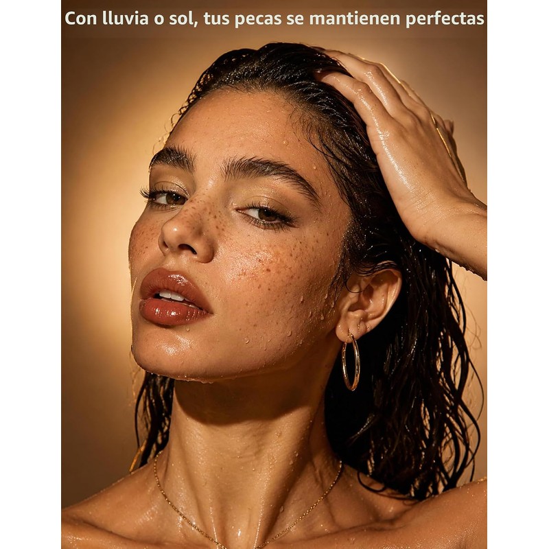 Erinde Lápiz Natural Para Pecas, 2 en 1 Sello Para