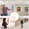 Dunzy 10 Pcs Picture Rail Hanging System Kit Picture Rail