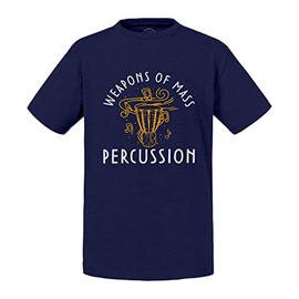 T-Shirt für Kinder Weapons of Mass Percussion Musik Musiker Instrument Djembe