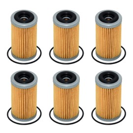 6PCS 31726-28X0A 31726-3JX0A Transmission Oil Filter w/O-Ring for Nissan Altima Juke Maxima Murano NV200 Pathfinder Rogue Rogue Sport Sentra Versa Versa Note 2.0L L4 2.5L 1.6L 3.5L V6 1.8L 2012-24