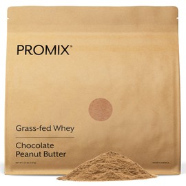 ProMix Nutrition Whey Protein Powder, Chocolate Peanut Butter - Grass-Fed - ­Post Workout Fitness & Nutrition Shakes, Smoothies, Baking & Cooking Recipes - Gluten-Free - 2.5 Pound (Pack of 1)