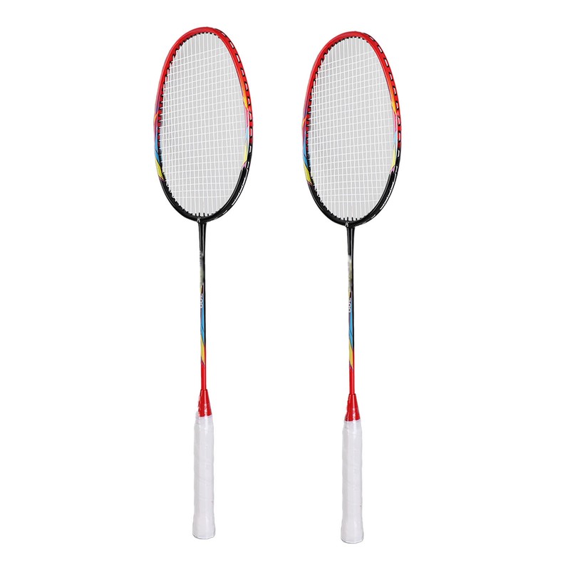 2 Player Badminton Racquet High Stability Lightweight Portable Sports Badminton