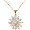 LuckyLy Collares para Mujer Oro 14K Zirconia Cúbica Joyería Regalos
