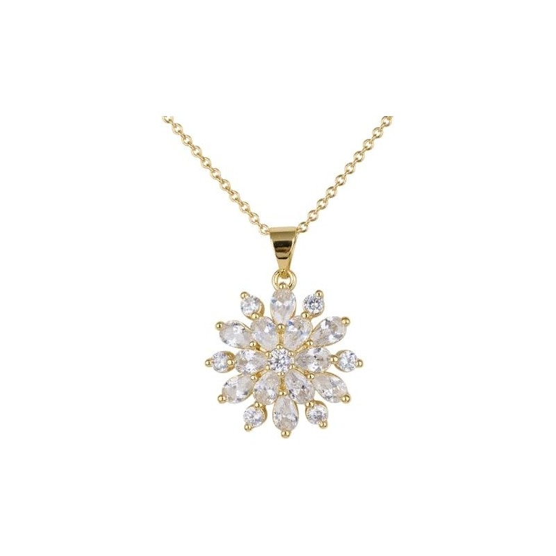 LuckyLy Collares para Mujer Oro 14K Zirconia Cúbica Joyería Regalos