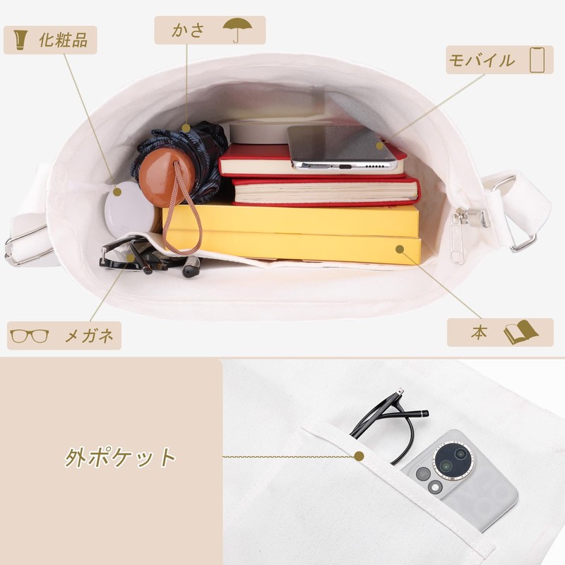 e-mode life Tote Bag, Crossbody Bag, A4 Size, Tote Bag,
