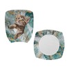 Xoenoiee Cat and Marble Print Office Chair Covers Stretchable Slipcover