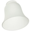 Westinghouse Lighting 8703640 4.3 cm Frosted Glass Bell Shade, White,