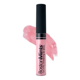 Boston Mints Swanboat Lip Gloss (.25oz) - Naturally Refreshing Vegan Lip Gloss with Aloe, Vitamins C & E, Spearmint Extract