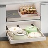 Pull out Cabinet Organizer,Width (16"-21") and Depth (13"-17") Expandable With