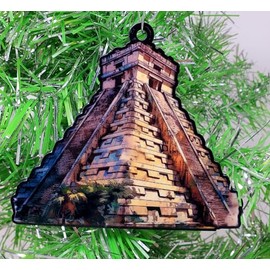 Generic Aztec Pyramid Ornament