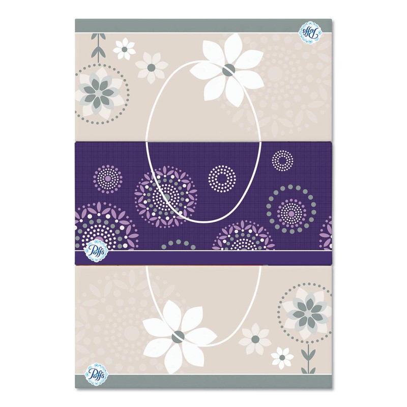 Puffs Simple Softness Non-Lotion Facial Tissue, 3 Family Size Boxes,