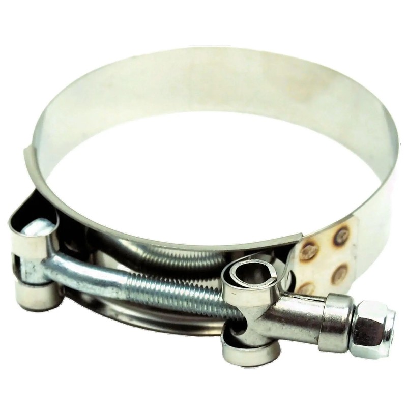 12 pcs 2.5" O.D. T-Bolt Hose Clamps Stainless Steel Turbo