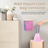2 PCS Wall Mount Trash Bag Dispenser Roll Holder, Kitchen
