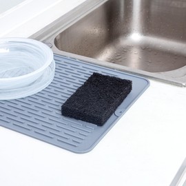Restaurantware RW Clean 6 Inch x 3.5 Inch Scouring Pads 10 Multi Purpose Scrub Pads - Non Abrasive Heavy Duty Black Nylon Scrub Pads For Cleaning For Cleaning Or Scrubbing