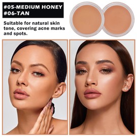 Under Eye Concealer for Dark Circles Color Corrector Pro Concealer Full Coverage Concealer de oieras Long-lasting Cover up Makeup Waterproof Concealer Makeup -Set C-05+06