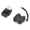 Ignition Coil Rectifier Solenoid Relay Spark Plug 6-Pin AC CDI