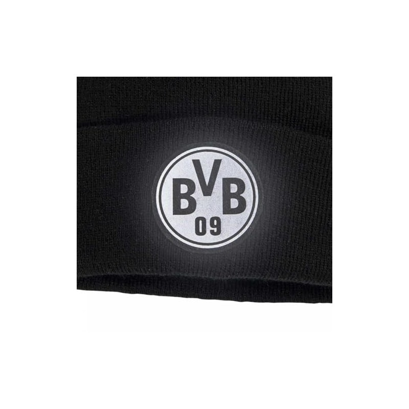 Borussia Dortmund Logo Beanie – Reflective – for Children Black