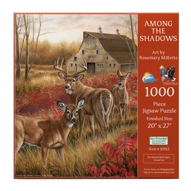 SunsOut Among The Shadows 1000 Piece Jigsaw Puzzle for Adults by Artist: Rosemary Millette - Finished Size 20" x 27" - MPN# 30913