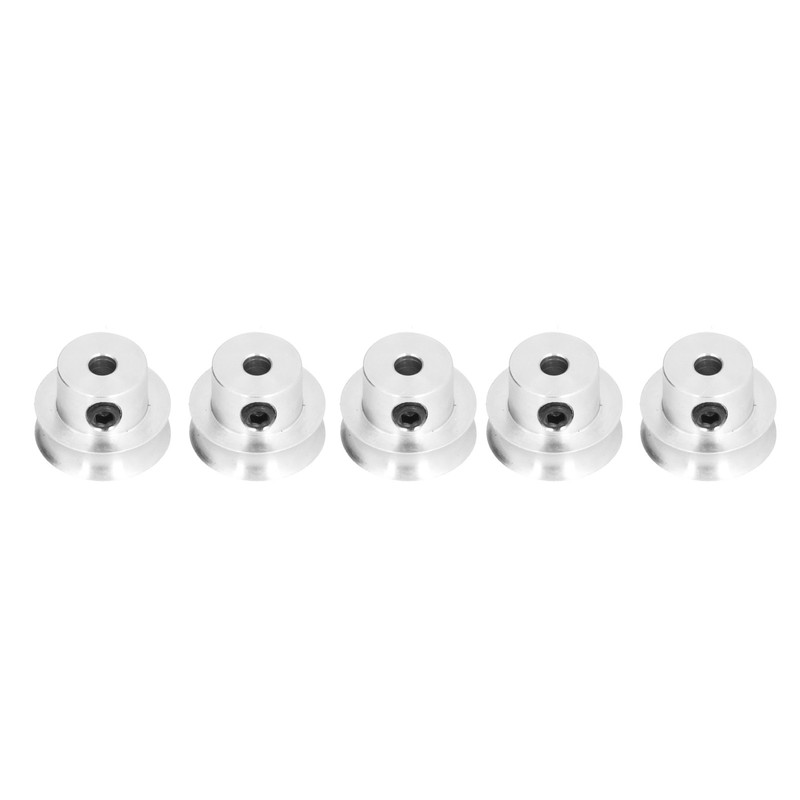 5 Pack Screw Fixed Round Pulley Durable VShaped Pulley with