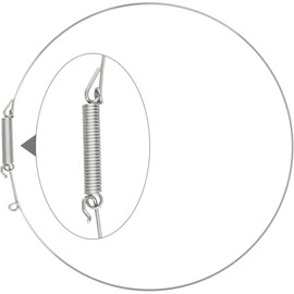 ACA56078801 Washer Boot Seal Ring for LG Kenmore Front-Load Washing Machines, Clamp Assembly for MDS47123619 LG Front Load Washer Door Seal, Replaces Part Number AP4998833 AH3530864, 2 Pack
