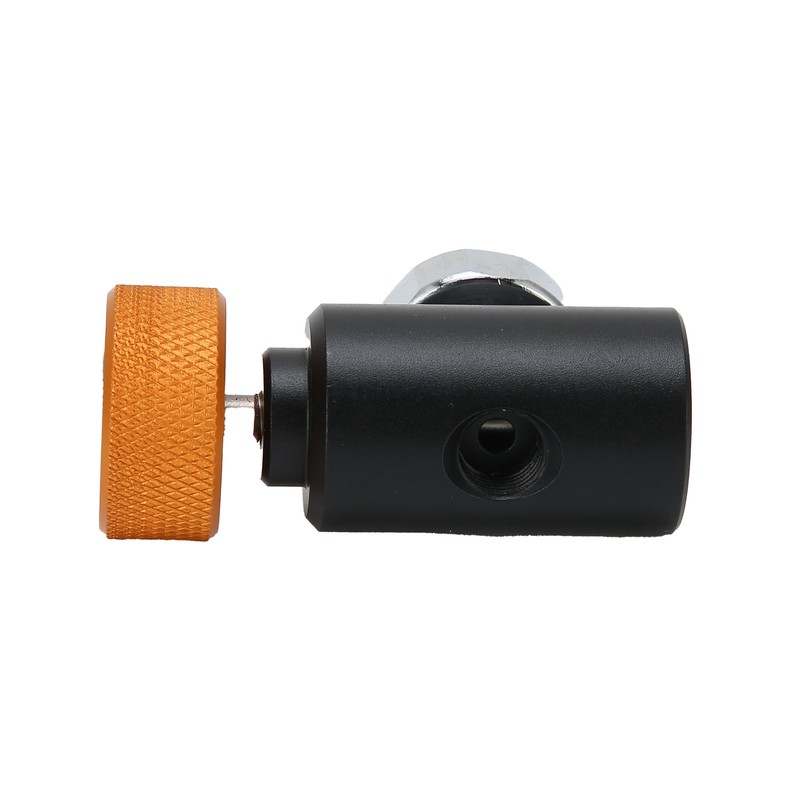 CO2 Refill Adapter Connector Valve ASA with 3000psi Pressure Gauge
