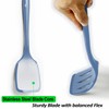 600˚F Heat Resistant Silicone Spatula Set, 13.6" Kitchen Spatula Turners