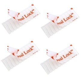 Tangyinrd EZ Pass/IPass/IZoom/SunPass Dual Lock Adhesive Strips 4 PCS (2 Sets), EZ Pass/I-Pass/Toll Tag Tape Mounting kit,Peel and Stick Adhesive Strips Dual Lock Tape