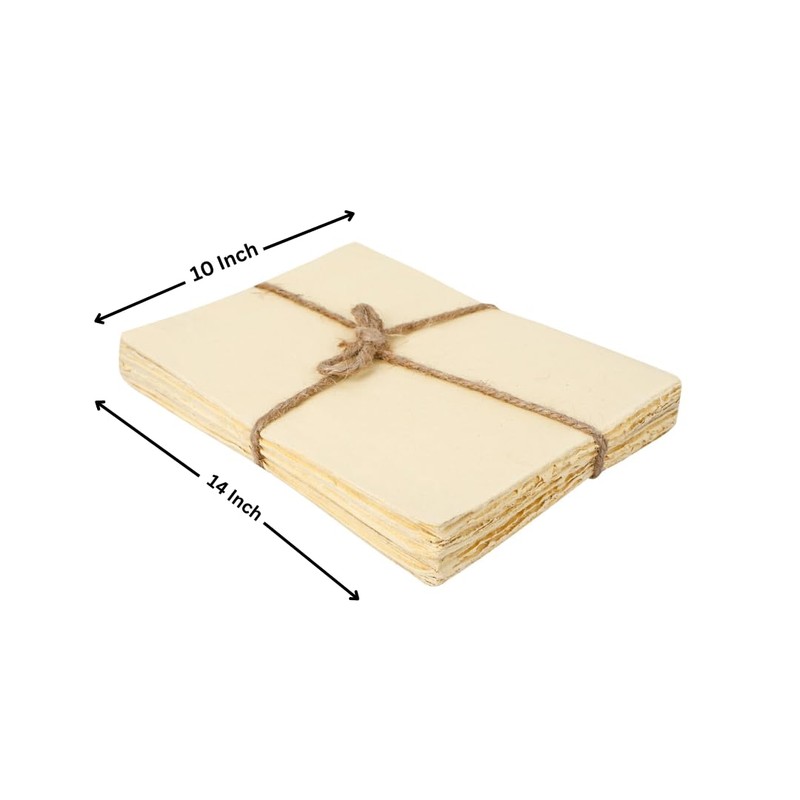 OVERDOSE Handmade Blank A4 Paper Blank Deckle Edge 50 Pack