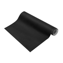 A ABSOPRO Suede Headliner Fabric 60" Length x 47" Width Foam Backed for Car Truck RV SUV Interior Trim Protect Aging Broken Faded DIY Repair Replacement Black Item Replacement