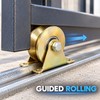 Steel Sliding Door Track Roller Wheel with Mounting Bracket –