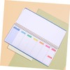 jojofuny Weekly Planner Notepad Hourly Planner Spiral Bound to Do