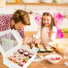 BTSD-home 6 Stück Cupcake Box Muffin Transportbox mit Fenster Kuchen