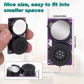 BTFO 3pcs Screaming Goat Prank Noise Maker, 8 Funny Goat Screams Hidden Sound Prank Gag for Adults Kids Home School Party (Purple)