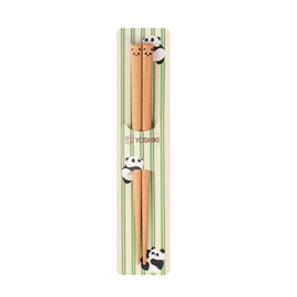YOSHIKI YK-HP1 Wooden Chopsticks for Children, 6.3 inches (16 cm), For Children, Practice, Chopsticks for Children 3 to 6 Years Old, Elementary School Students, Cute, Panda, Kindergarten, Nursery