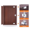 Luomorgo 24 Pack Double Roller Catch Cabinet Latches with Spear