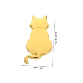 Gatuida Cute Metal Cat Car Badge Decorative Sticker for Cars Trucks Motorcycles Elegant Cat Decal Enhancing Vehicle Appearance Durable Fade Resistant Design Compatibility for All Vehicles