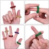 Wisdompro 16 Pcs Spiky Sensory Finger Rings, Flexible Fidget Ring