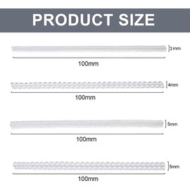 4Pcs Ring Adjuster for Loose Rings - Ring Size Adjuster for Loose Rings - Invisible Transparent Resizer Set - Ring Sizer UK