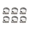 30Pcs Hose Clamps German Style Adjustable 304 Stainless Steel Fuel