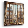 Epic Art 'Parisien View' by Rey Klimt Acrylic Glass Wall