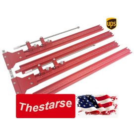 Parallel Rail Guide System Track Saw Woodworking Guide Carpentry Tool Set New