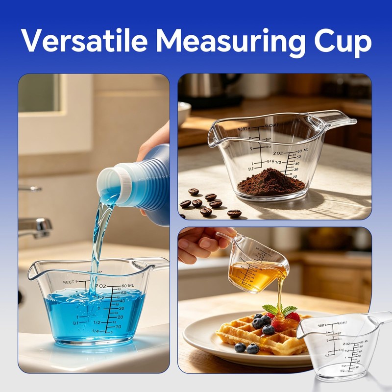 2 oz Measuring Cup Compatible with Barbicide Cup, 4 PCS