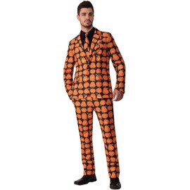 Rubie's Adult Forum Pumpkin Suit and Tie, As Shown, Large