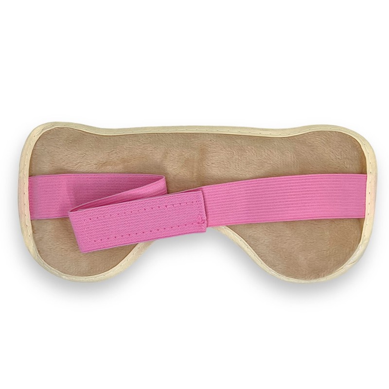 Cooling Gel Eye Mask with Plush Lined Back - Hot