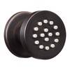 Solid Brass Body Spray Shower Jet - Round Massage Side
