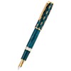 Hongdian N7 Grey Resin Piston Fountain Pen Rabbit Cap, Iridium